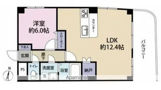 原宿ニュースカイハイツ【5階】の間取り