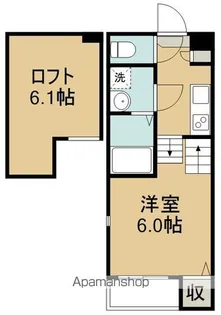 ホロニナテラス【1階】の間取り