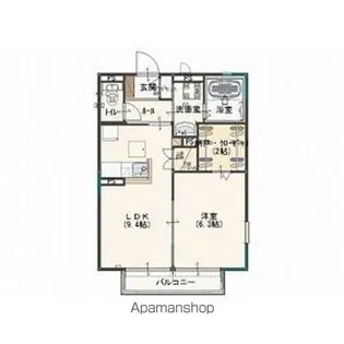 エルメゾンKOTOBUKI B【1階】の間取り