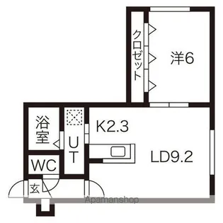 ELVITA(エルヴィータ)【2階】の間取り