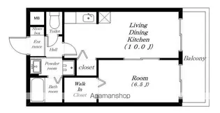 オークレィコート【403号室】の間取り