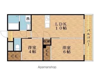 グランイニシオ都島【3階】の間取り