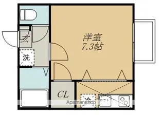 ノーブルカーム【101号室】の間取り