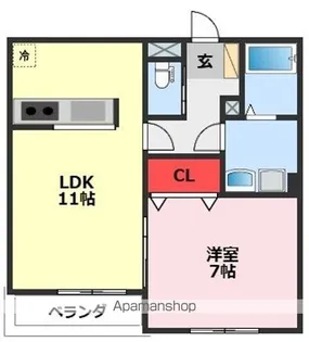 エクセルメゾン南流山【3階】の間取り