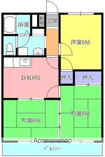 コーポ自由が丘【3D号室】の間取り