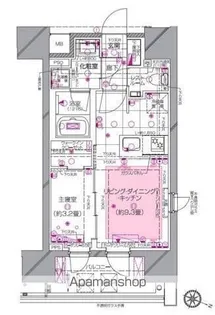 ピアース渋谷WEST【3階】の間取り
