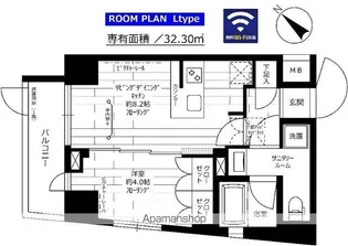 ステージグランデ千歳烏山アジールコート【1階】の間取り