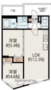 スカイヒルズ中野弥生町【3階】の間取り