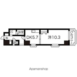 フローラル泉【8階】の間取り