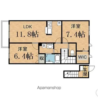 エクセレントステージ【2階】の間取り