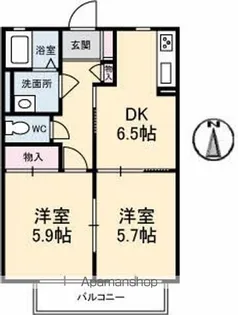 シャーメゾン ドラジェ D棟【1階】の間取り
