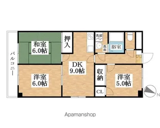 愛知県江南市飛高町本町【マンション】の間取り