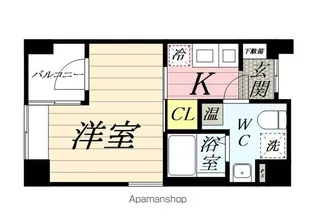 マイナビSTAY京急鶴見(アランシア鶴見)【702号室】の間取り