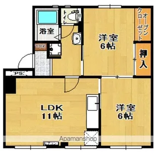 福島県郡山市並木3丁目【マンション】の間取り