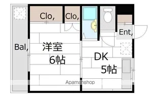 サンハイム西口【303号室】の間取り