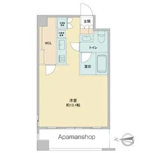 エルブ浄心(ジョウシン)【709号室】の間取り