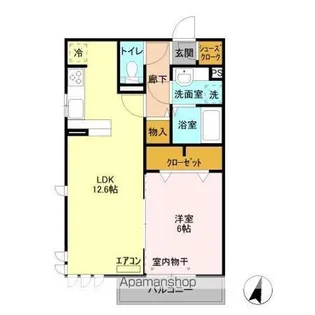 クレア Ⅰ【3階】の間取り