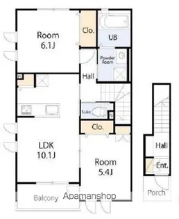 サウスサンド【2階】の間取り