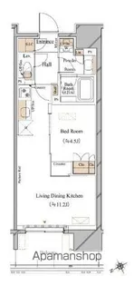 ブランシエスタ浅草蔵前【4階】の間取り