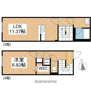 quador noie 池下【4階】の間取り