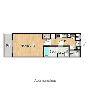 ジーメゾン天王台ウエスト【3階】の間取り
