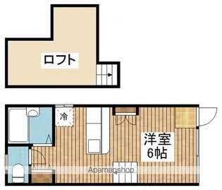 アレーズ【202号室】の間取り