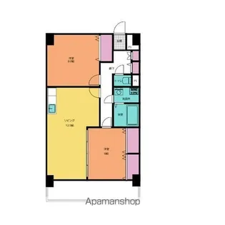 ソレイユ朝宮【3階】の間取り