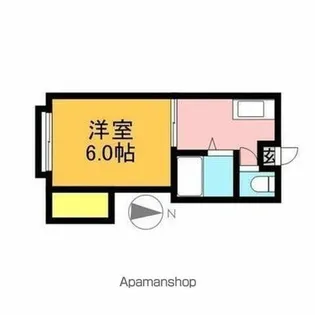サクセスホワイト【1階】の間取り