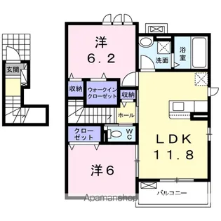 AVANCE【2階】の間取り