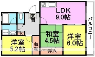 ティアラ武庫川パート2【102号室】の間取り