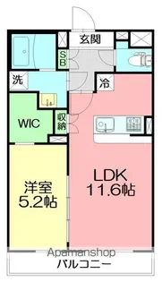 OPUS・ONE【2階】の間取り