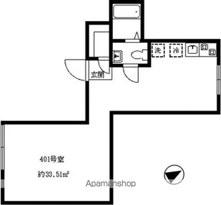 ドミールK西荻南【4階】の間取り