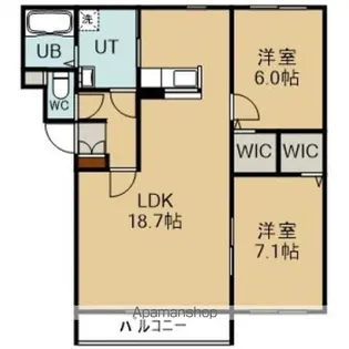 フィフティワン VOL.Ⅱ【4階】の間取り