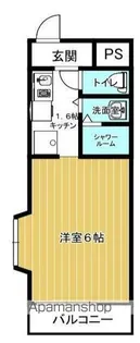 ホワイトハウス南市【2階】の間取り