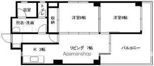 HASE BLD.(長谷ビル)【5階】の間取り