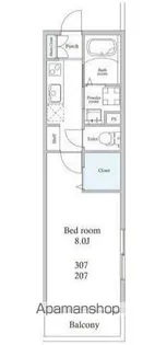 ベル・ブライト【2階】の間取り