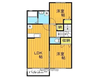 クラヴィエ桑野【2階】の間取り