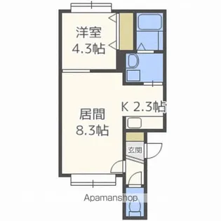 LOTUS27【2階】の間取り