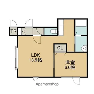 レインボーハウスアドヴァンスⅡ【205号室】の間取り