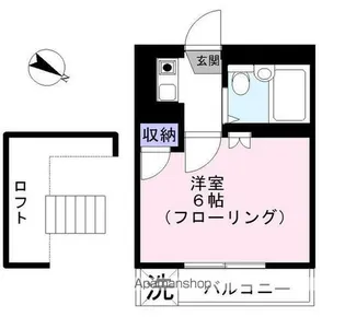 レオパレス江戸川台第2【2階】の間取り
