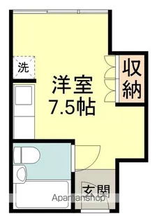 コーポ土樋【4階】の間取り