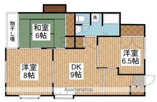 コーポレス幸【1階】の間取り