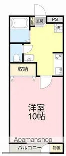 HAZAMAハイツⅡ【2階】の間取り