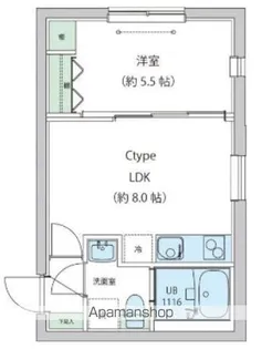レオーネ早稲田【2階】の間取り