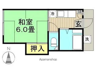 メゾン西小岩A棟【202号室】の間取り