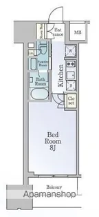 ルフォンブランシェ品川南大井【9階】の間取り