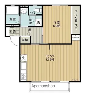 サンローズ野上【1階】の間取り
