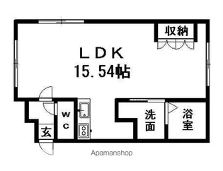 ル・フォート清田Ⅱ【201号室】の間取り