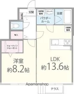 CASA横町【1階】の間取り