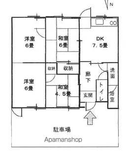 新川アパート【2号室】の間取り